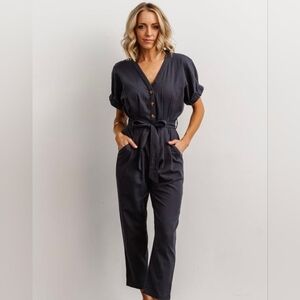 Baltic Born Heidi Linen/cotton jumpsuit L